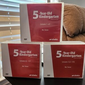 Abeka 5-Year-Old Kindergarten DVD Video Lessons Set (Lessons 1-170)